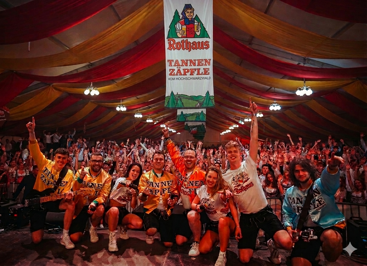 Tannenzäpfle Partyband live